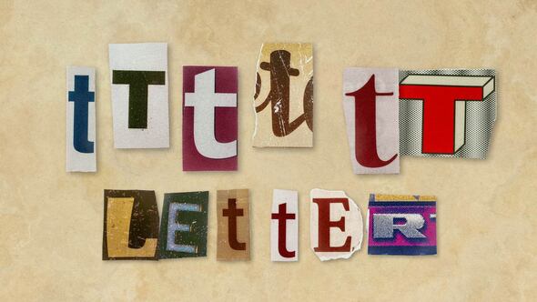Videohive Ransom Letters - T Letters Elements template preview