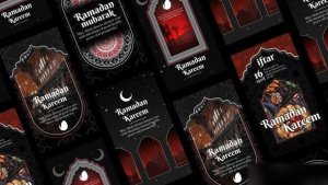 Videohive Ramadan Instagram Stories Pack Ramadan template preview