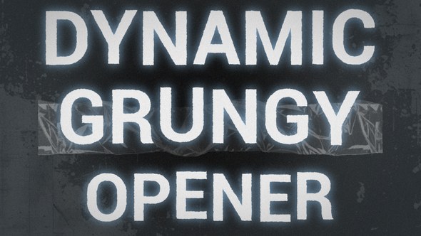 Videohive Dynamic Typo Opener 58855088 Openers template preview