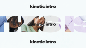 Videohive Upbeat Kinetic Intro Openers template preview