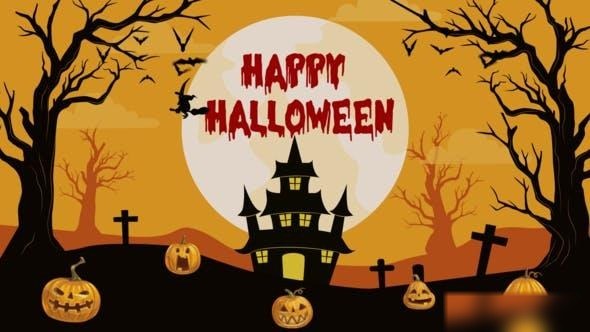 Videohive Happy Halloween 48146894 Openers template preview