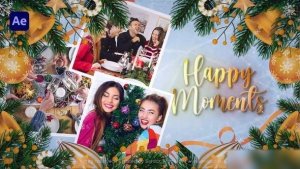 Videohive Merry Christmas Slideshow II New Year 2024 Openers template preview