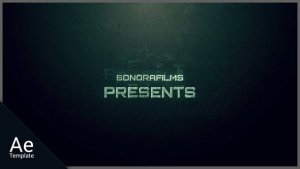 Glitch Trailer Video Displays template preview
