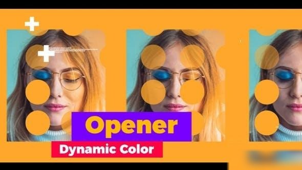 Videohive Dynamic Color Opener 26225298 Openers template preview