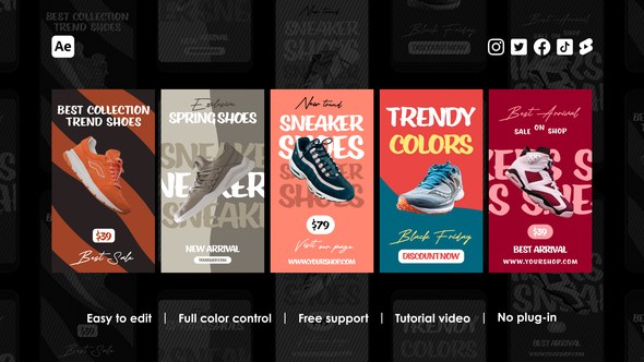 Videohive Shopping Instagram Stories 45018150 Product Promo template preview