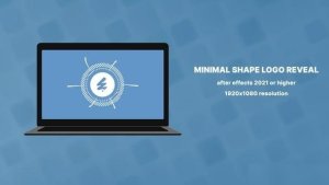 Videohive After Effects Minimal Shape Logo Reveal Logo Stings template preview