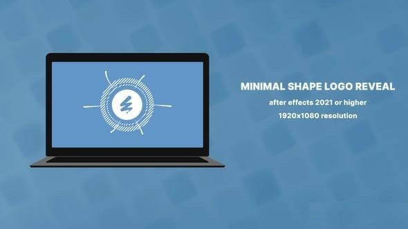 Videohive After Effects Minimal Shape Logo Reveal Logo Stings template preview