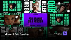Videohive Intro/Opening - Vibrant & Bold Opening After Effects Project Files Openers template preview