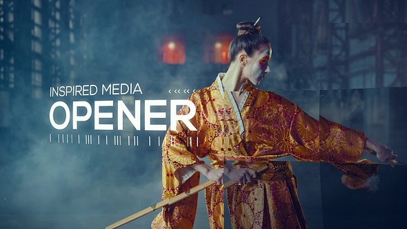 Inspired Media Opener Video Displays template preview