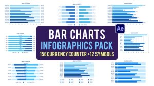 Videohive Bar Charts Infographics Pack Infographics template preview