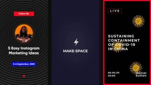 Büro Stories 01 Video Displays template preview