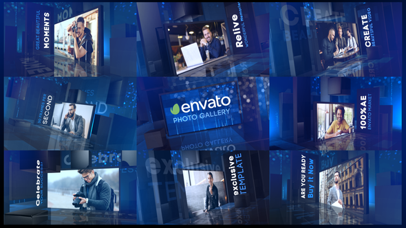 Videohive Photo Gallery 32057066 Video Displays template preview