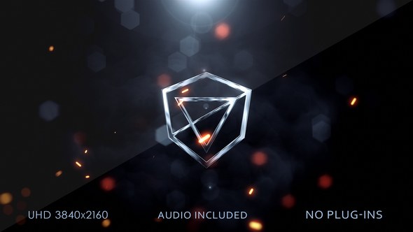 Videohive Cinematic Fire Logo Openers template preview