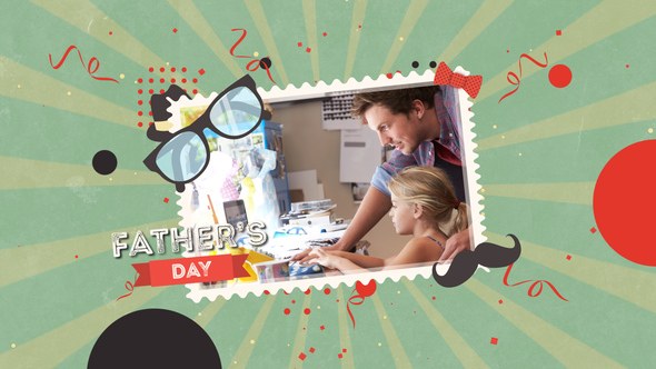Videohive Father's Day Slideshow Openers template preview
