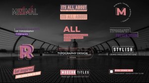 Videohive Minimal Lower thirds titles Elements template preview