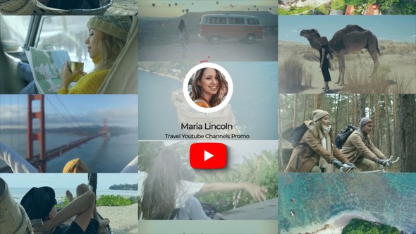Videohive Youtube Travel Channel Intro Product Promo template preview