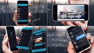 Promo App Video Displays template preview