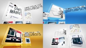 Videohive Stylish cubes Openers template preview