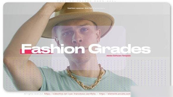 Videohive Fashion Grades Demo Reel Openers template preview