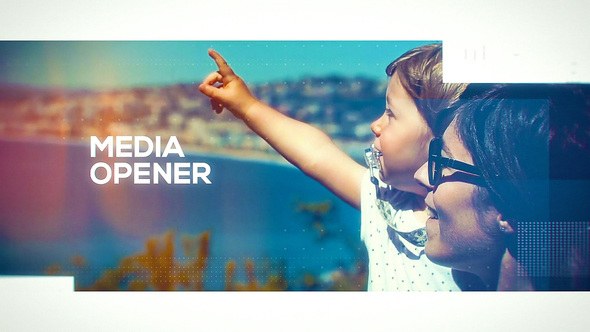 Trip Media Opener Video Displays template preview
