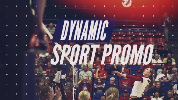 Dynamic Sport Promo Video Displays template preview