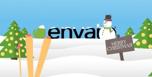Christmas Intro Video Displays template preview