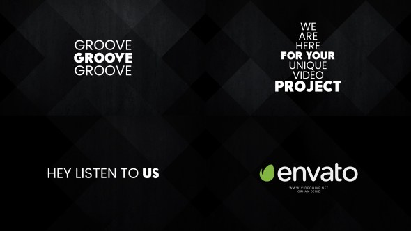 Videohive Subliminal Text Reveal Openers template preview