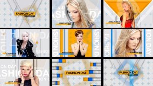 Fashion Day Video Displays template preview