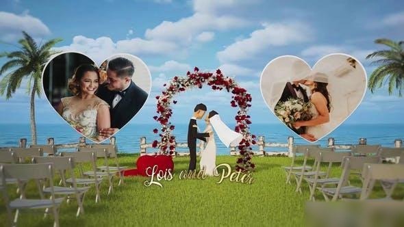 Videohive Wedding Day Slideshow 51365482 Openers template preview