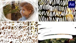 Videohive Snow Scribble Transitions | After Effects Elements template preview