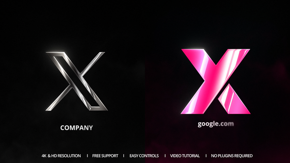 Videohive Backlight Reveal Logo Stings template preview