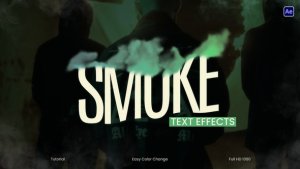 Videohive Smoke Text Animation Titles template preview