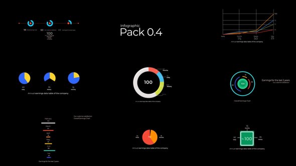 Videohive Infographic Pack 04 Infographics template preview