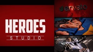 Videohive Heroes Logo Reveal Elements template preview