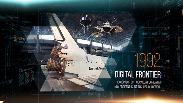 Videohive Digital Frontier Slideshow - After Effects Templates Video Displays template preview