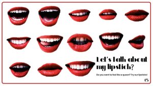Videohive Red Lips Titles Titles template preview