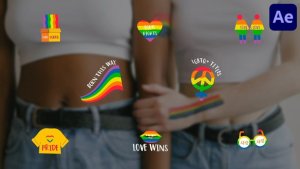 Videohive LGBTQ+ Titles for After Effects Titles template preview