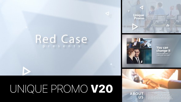 Videohive Unique Promo v20 | Corporate Presentation Video Displays template preview