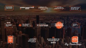 Videohive Quotes Titles | After Effcets Titles template preview