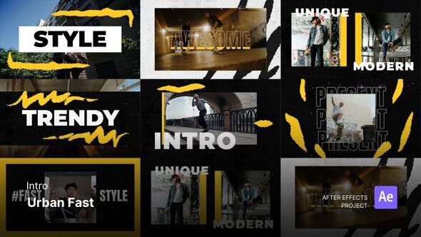 Videohive Intro/Opening - Urban Fast After Effects Project Files Openers template preview
