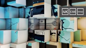 Videohive 4k Slide Show Video Displays template preview