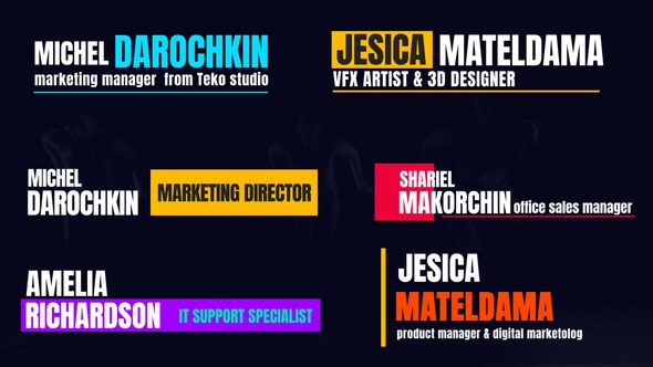 Videohive Lowerthirds 55712336 Titles template preview