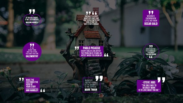 Videohive Quotes Titles | AE 46845694 Titles template preview