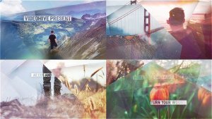 Abstract Shapes - Simple Slideshow Video Displays template preview
