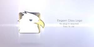 Elegant Glass Logo - After Effects Project (Videohive) Logo Stings template preview