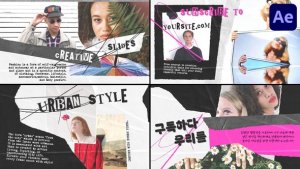 Videohive Modern Torn Paper Slides for After Effects Openers template preview
