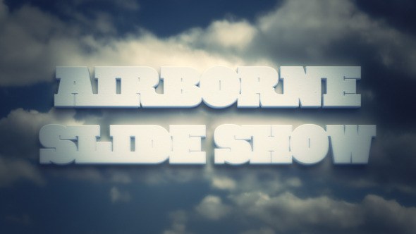 Airborne Slide Show Video Displays template preview