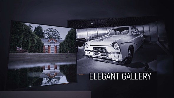 Videohive Elegant Gallery Video Displays template preview