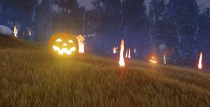 Halloween Intro Video Displays template preview