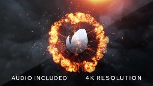 Flame Logo v2 Video Displays template preview